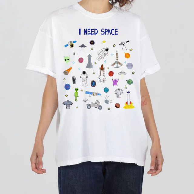 Unfortunate Portrait Boyfriend Tee I Need Space