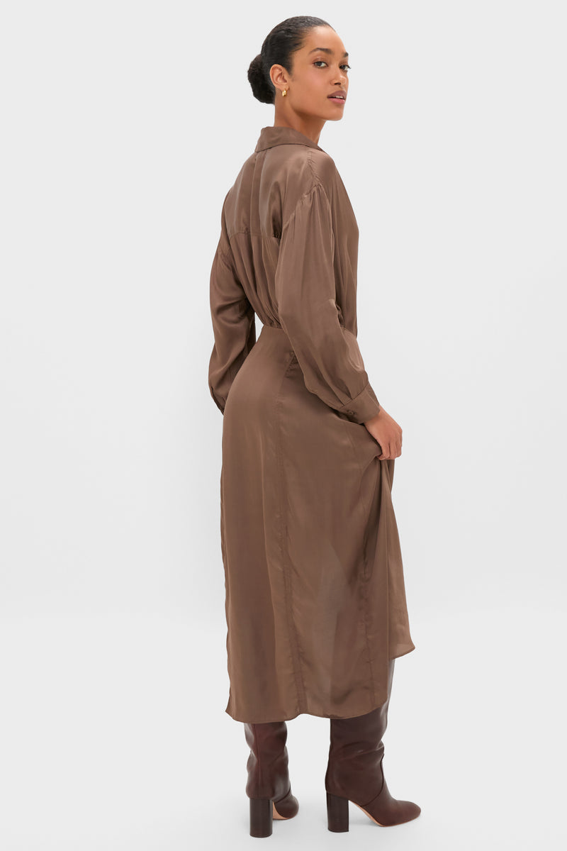 Apiece Apart Alessandra Sarong Shirt Dress 2651VSS