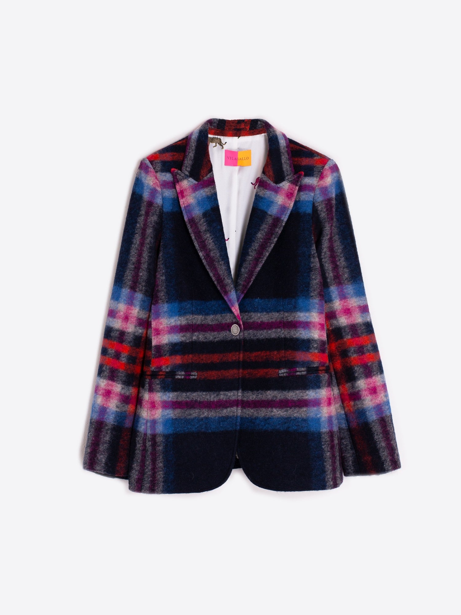 Vilagallo Heather Plaid Jacket 31607