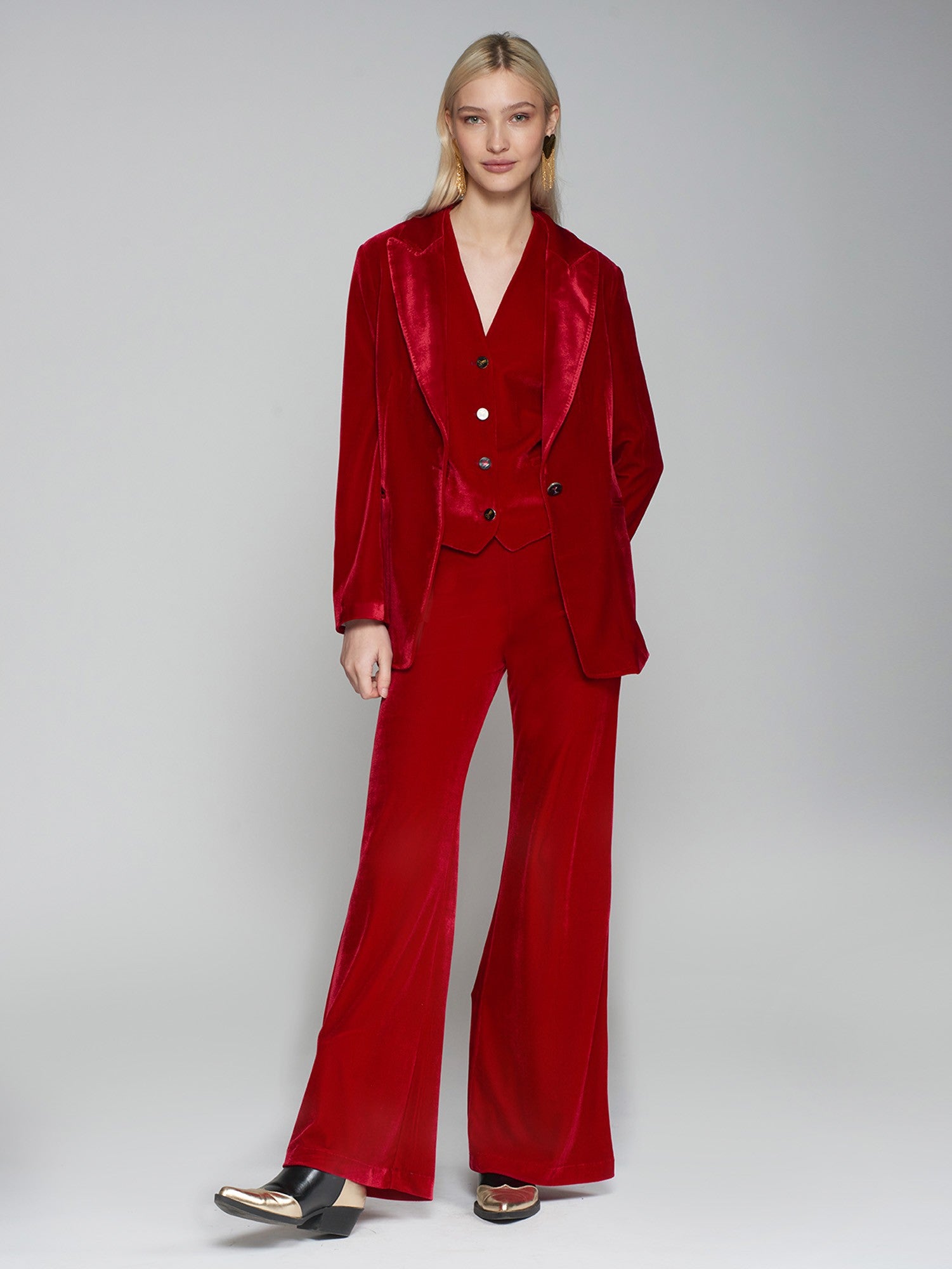 Vilagallo Sophia Velvet Jacket 31603