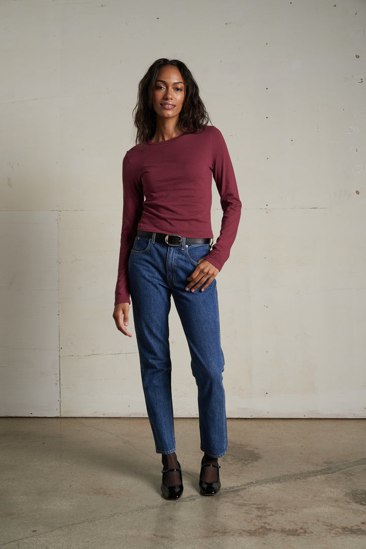 Perfect White Tee Jamie Recycled Cotton Crew Tee