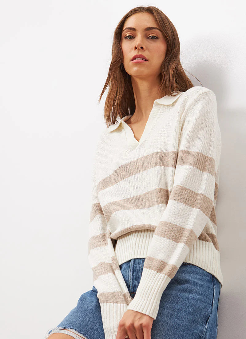 Line the Label  Striped Ayden Sweater