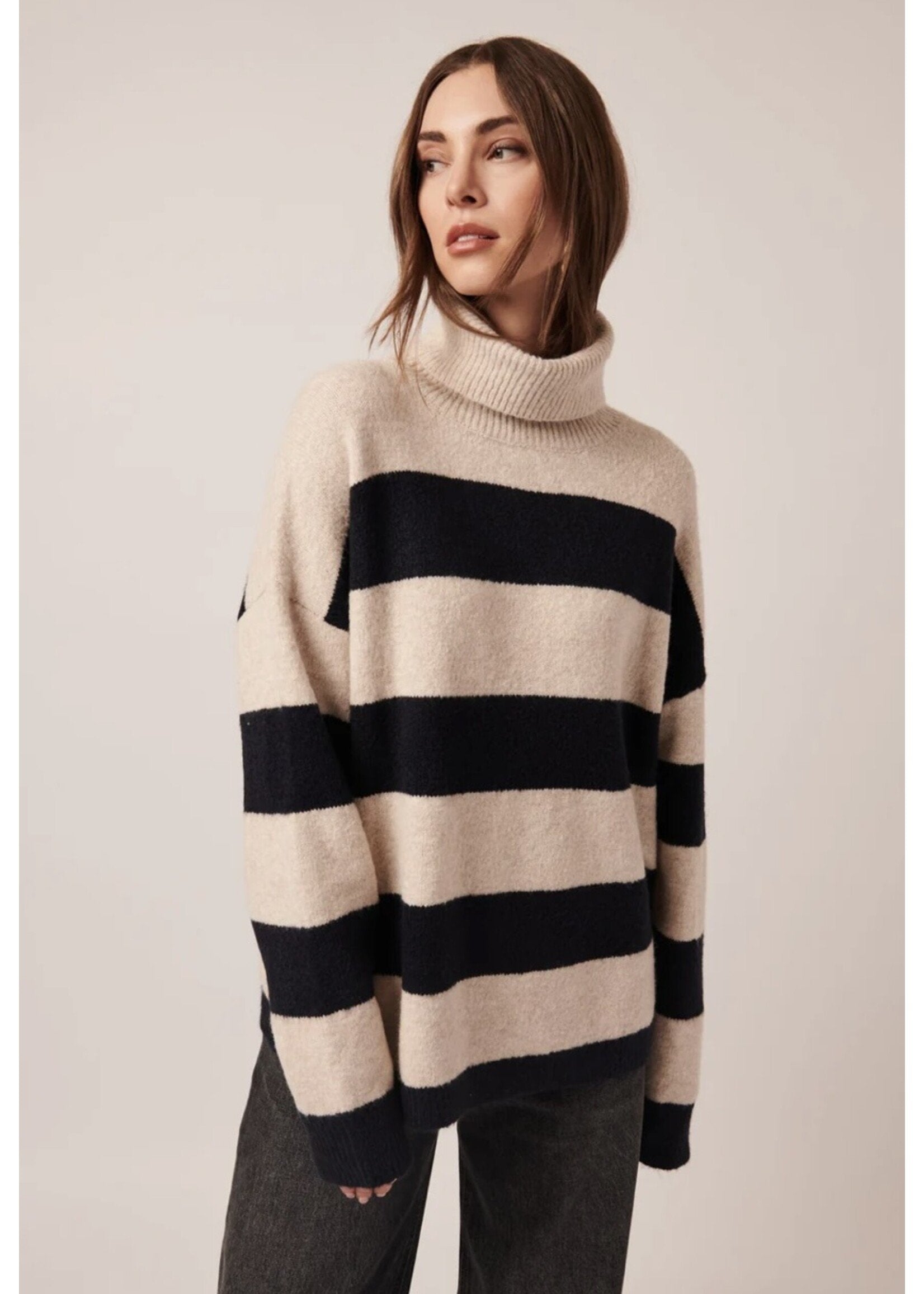 Line the Label Bronx Turtleneck Sweater