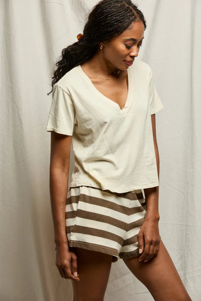 Perfect White Tee Liz Jersey Shorts