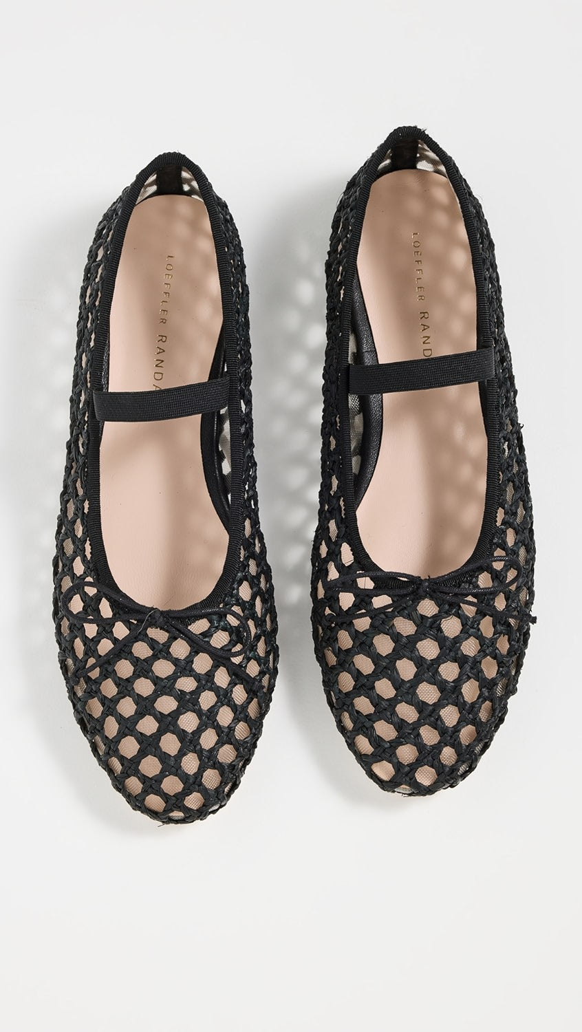 Loeffler Randall Leoni Crochet Ballet Flat