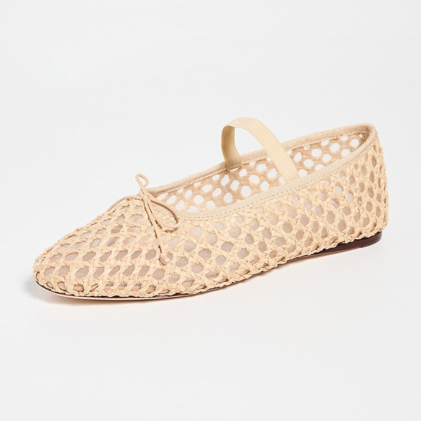 Loeffler Randall Leoni Crochet Ballet Flat