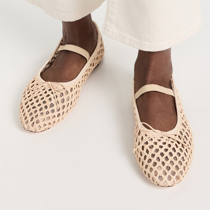 Loeffler Randall Leoni Crochet Ballet Flat