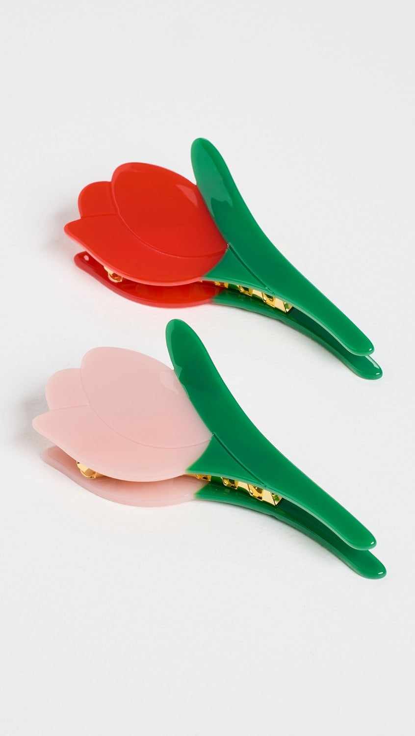 Loeffler Randall Juniper Resin Tulip Clip Set