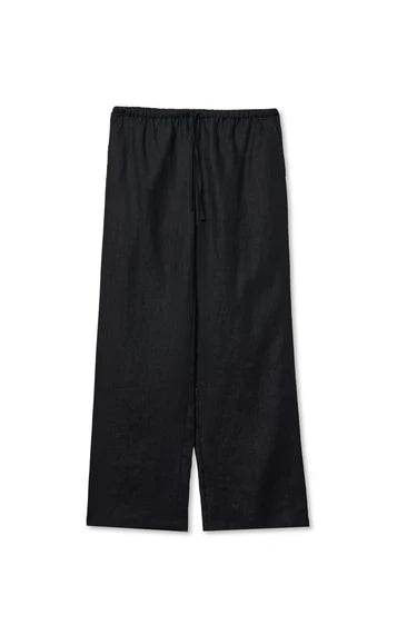 Perfect White Tee Lorana Linen Drawstring Pants