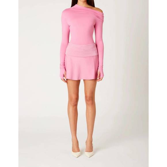 NIA Sherry off the Shoulder top