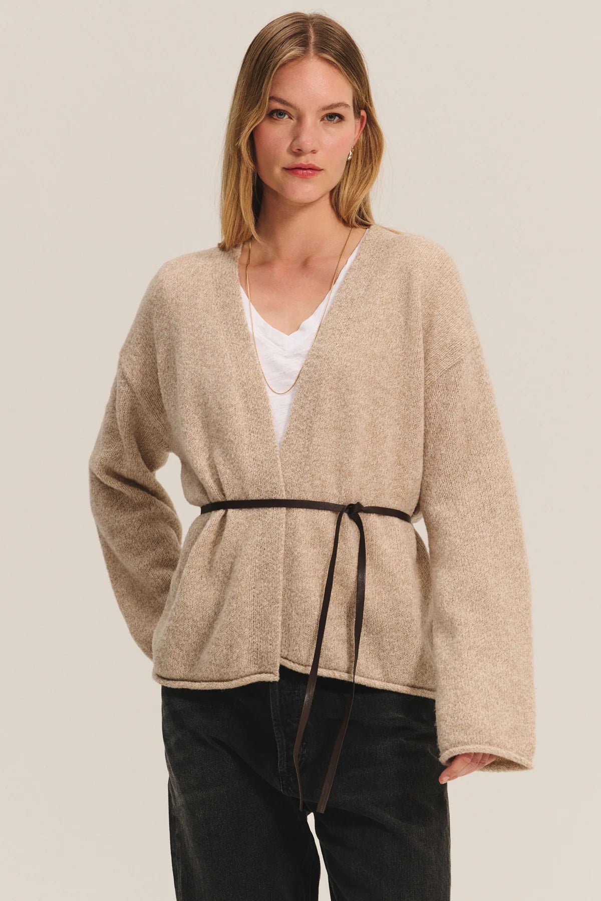 Velvet Alina Belted Cardigan