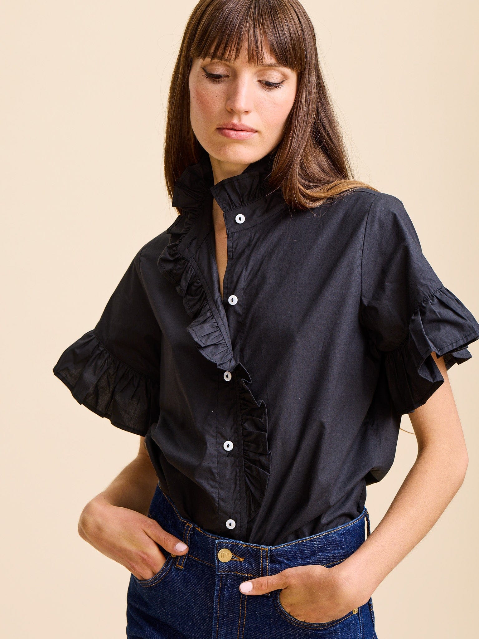 Mille Vanessa Top Black VNSA521