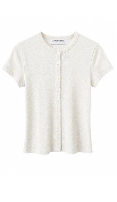 Perfect White Tee Miriam Short Sleeve Cardigan