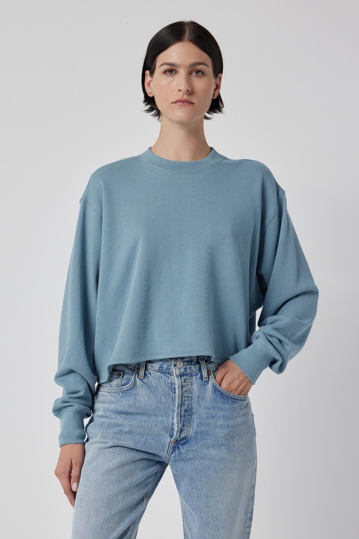 Velvet Malibu Cotton Sweatshirt