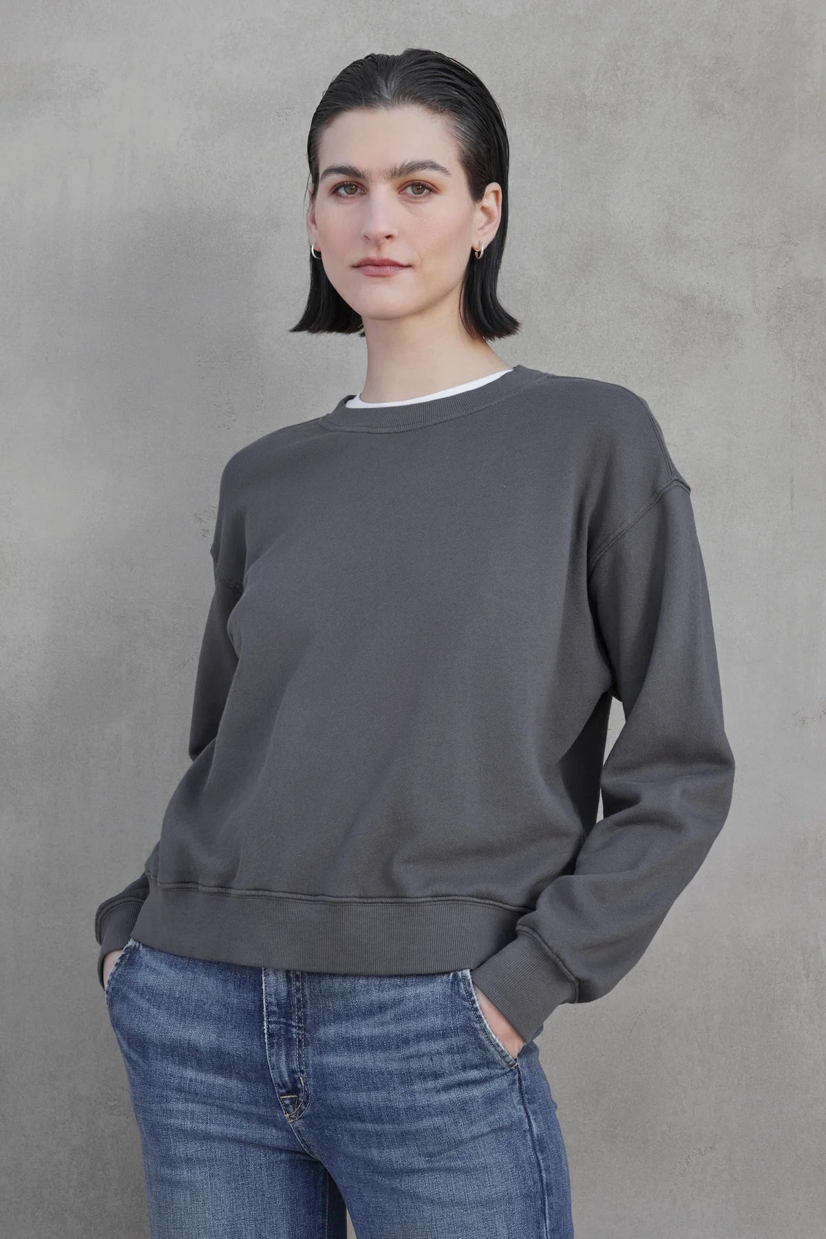 Velvet Ynez Long Sleeve Crew Sweatshirt