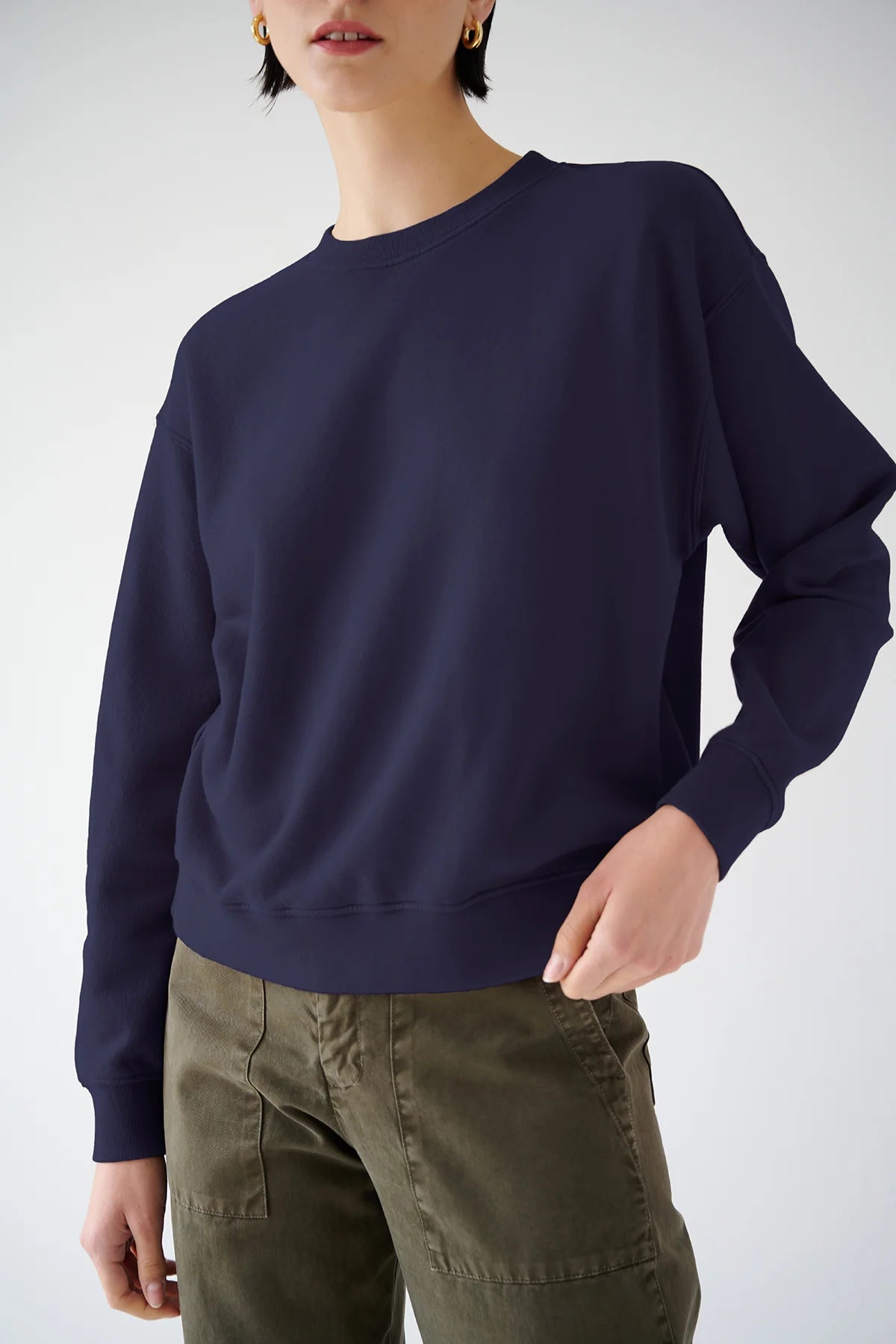 Velvet Ynez Long Sleeve Crew Sweatshirt