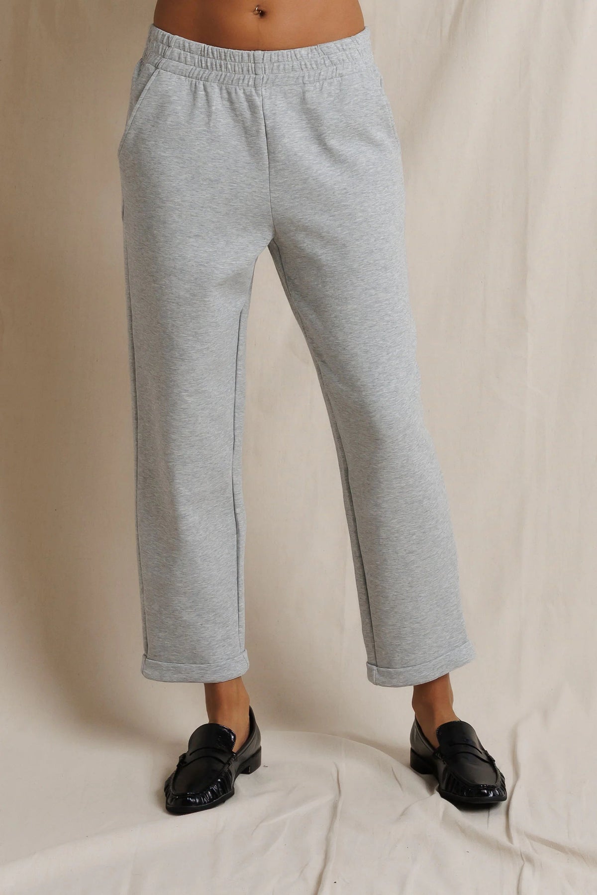 Perfect White Tee Sutton - Heather Grey