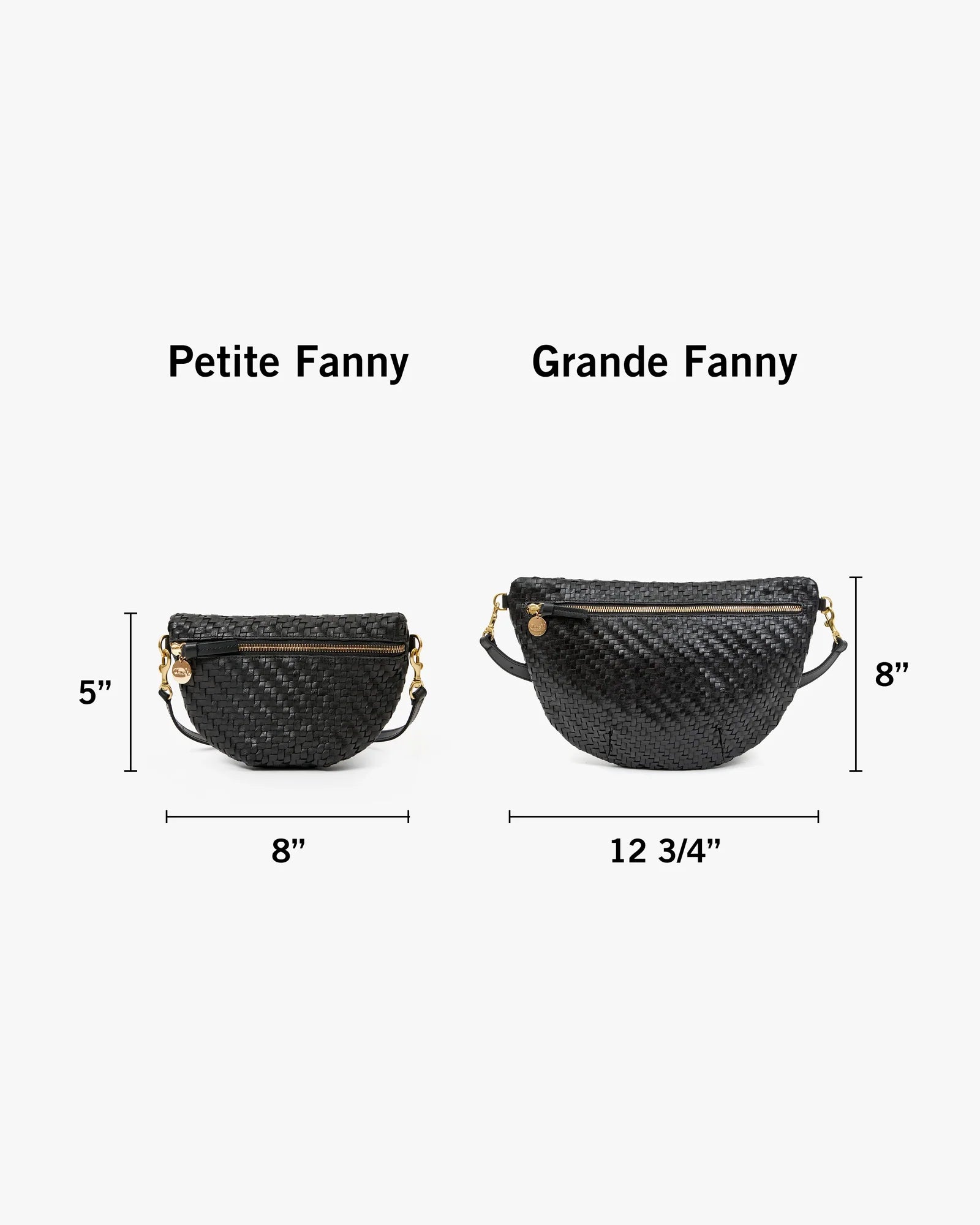 Clare V. Petite Fanny Woven Zig Zag HB-FP-FV-100006