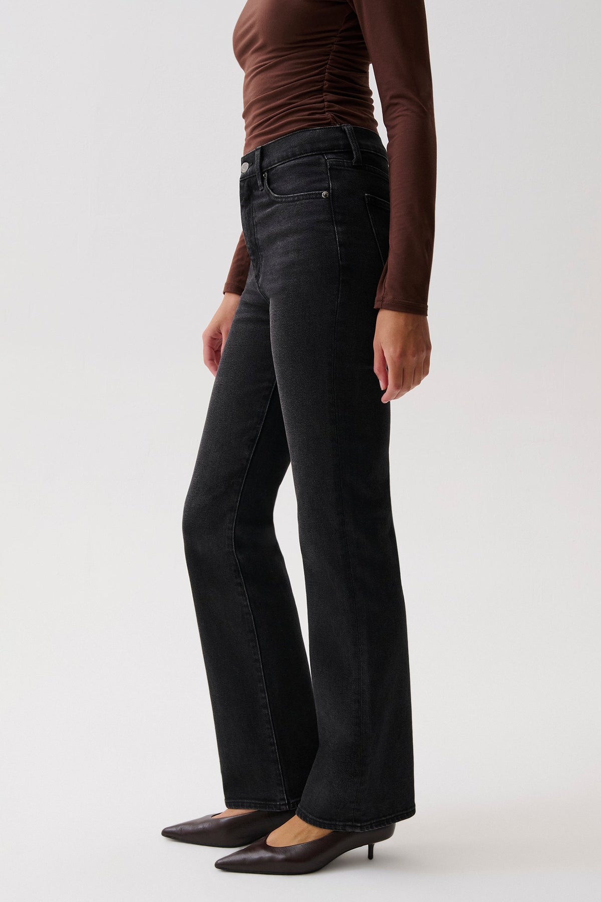 Pistola Evie High Rise Slim Bootcut - Jetset — photo 4