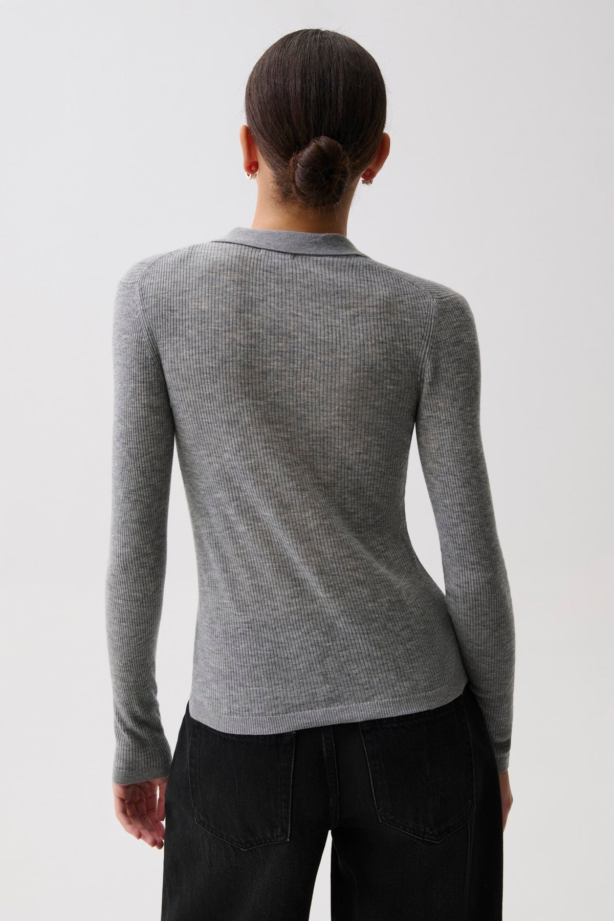 Pistola Korey Featherweight Cardigan - Heather Charcoal — photo 4