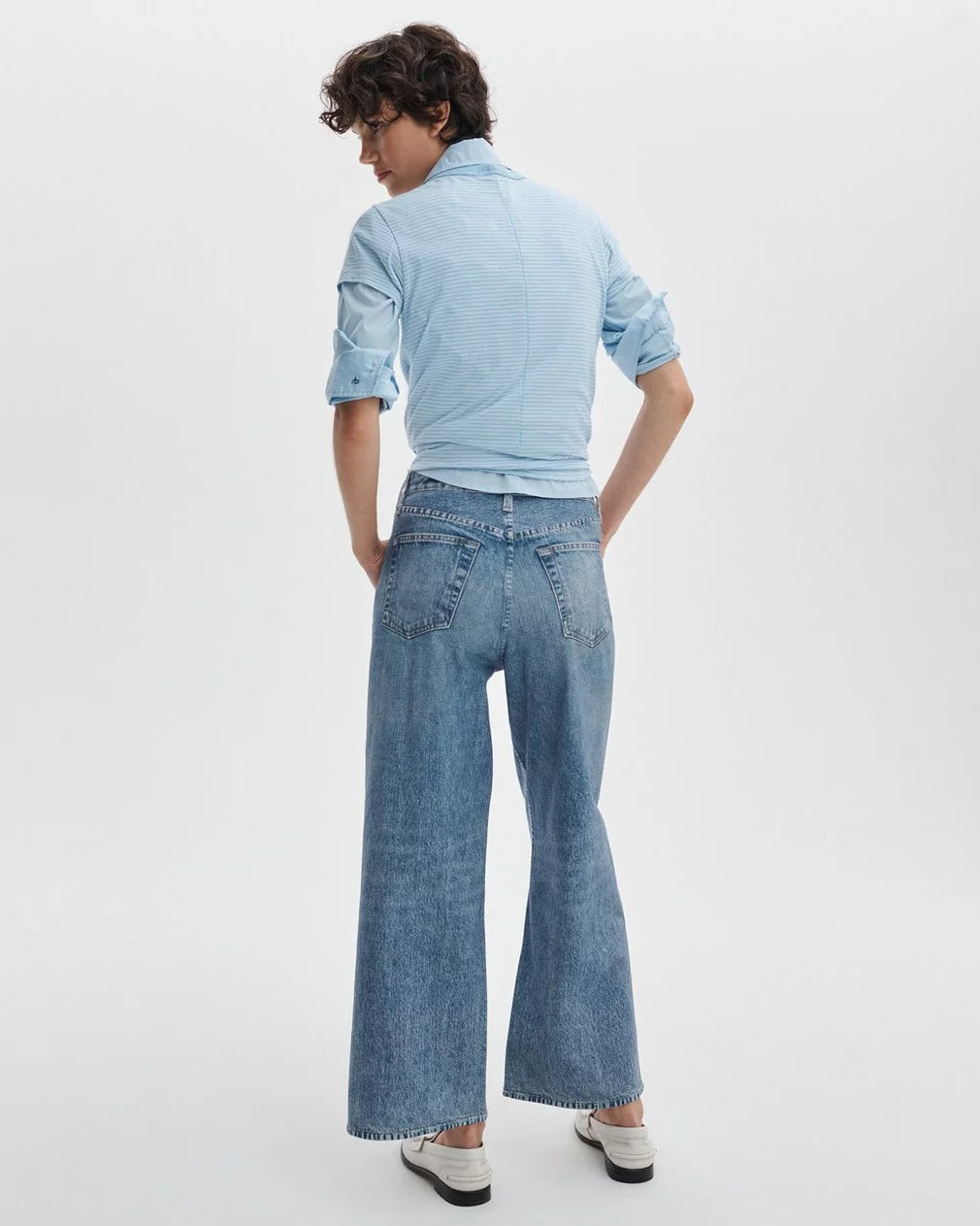 Rag & Bone Miramar Terry Wide Leg Pant Scarlet