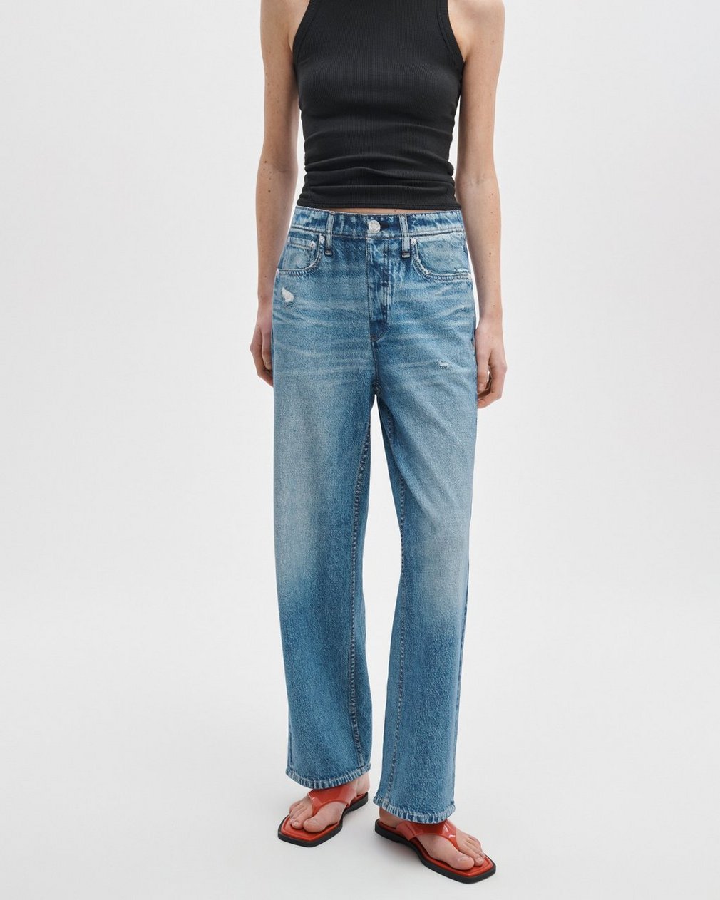 Rag & Bone Miramar Wide-Leg Ankle Pant Minetta