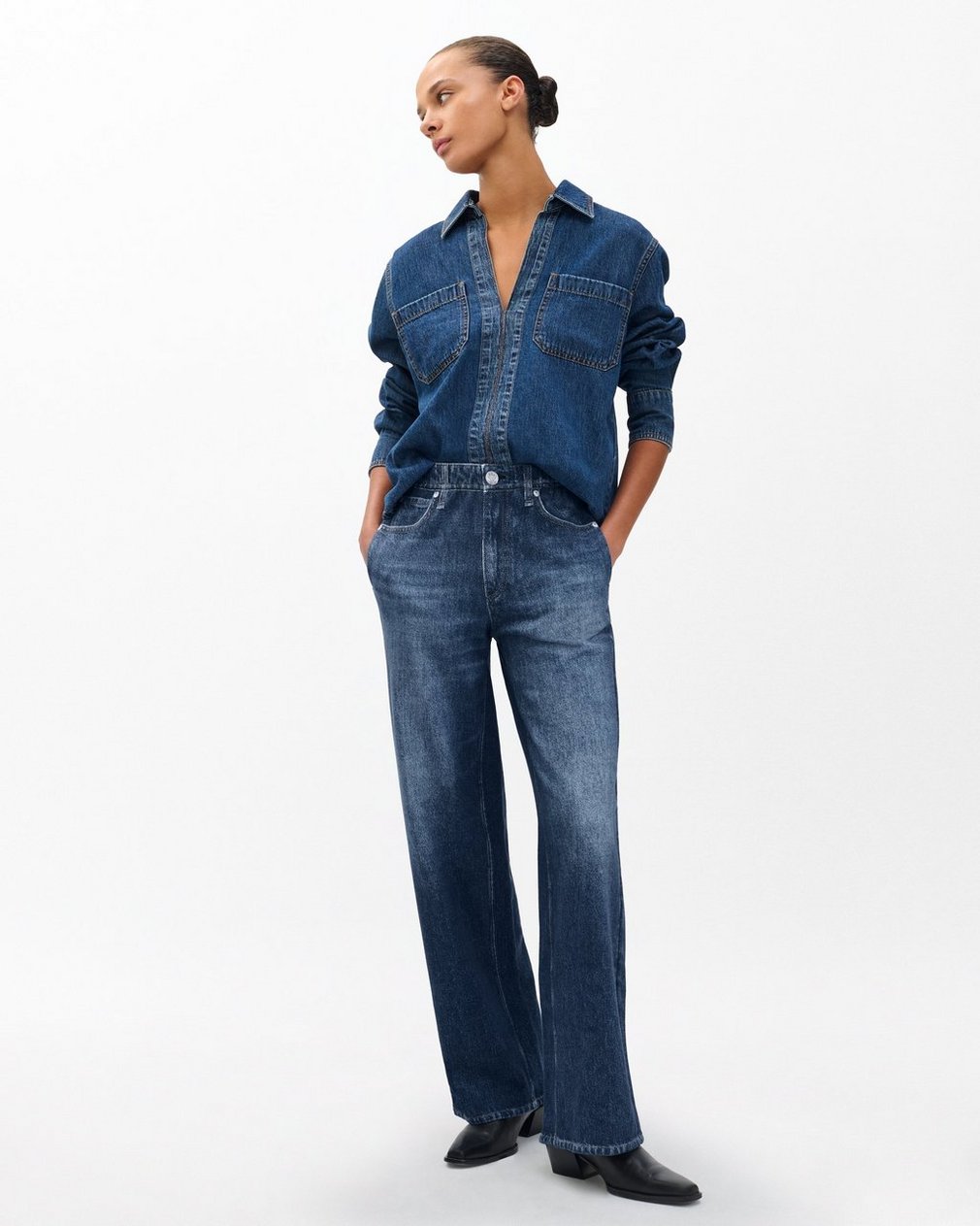 Rag & Bone Miramar Wide-Leg Pant Petra