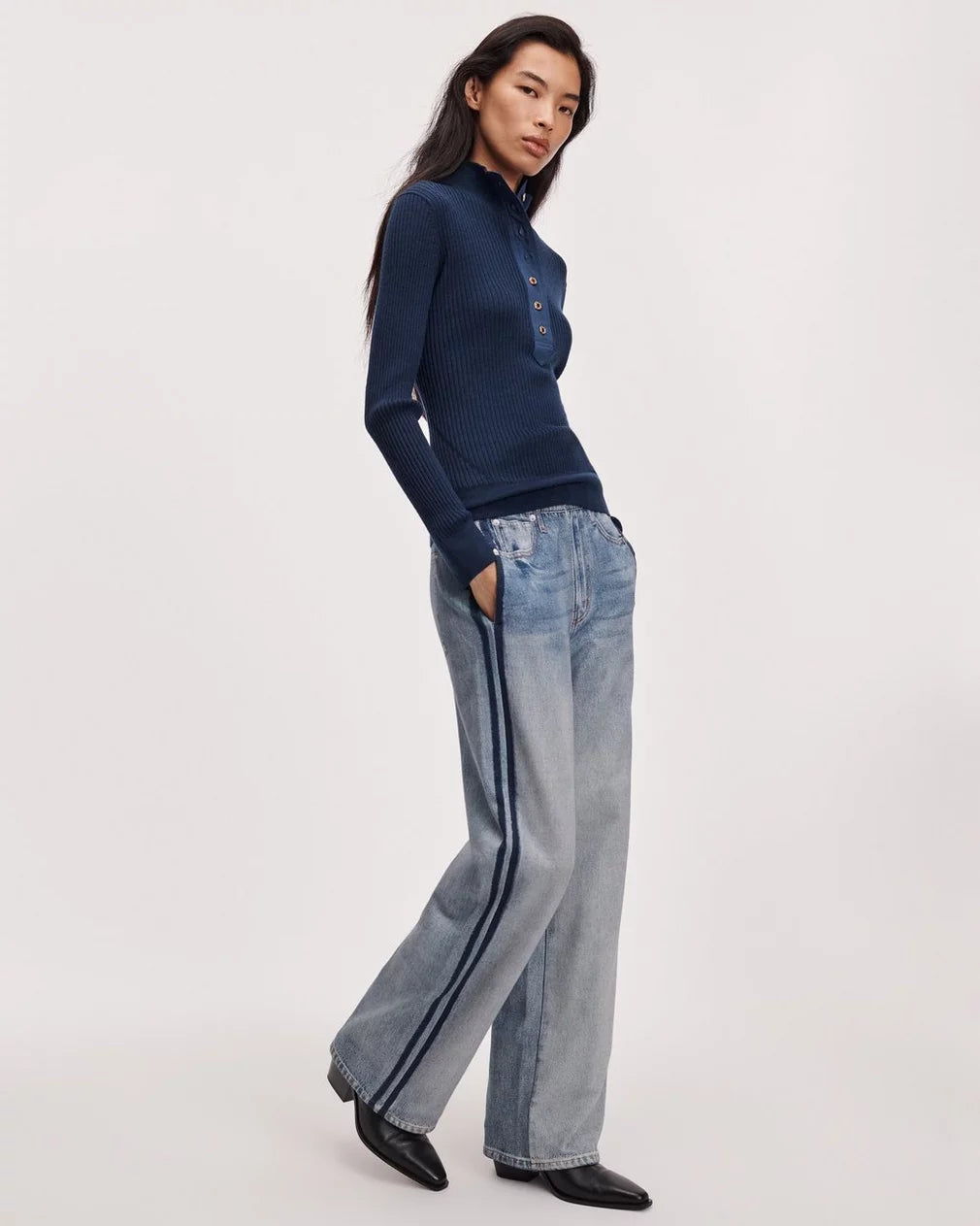 Rag & Bone Miramar Terry Pant Wide Leg Track Pant
