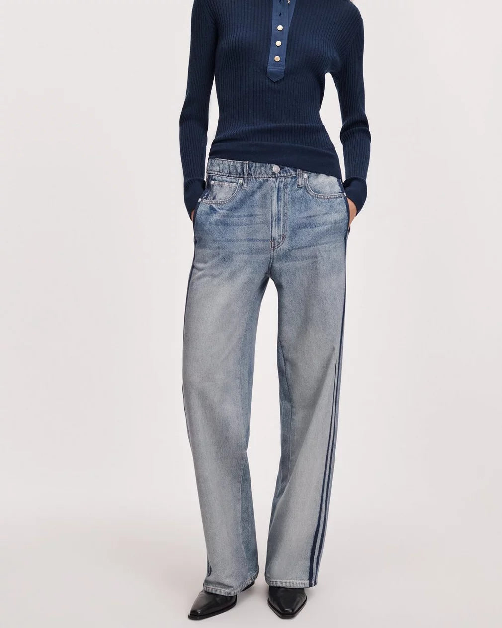 Rag & Bone Miramar Terry Pant Wide Leg Track Pant