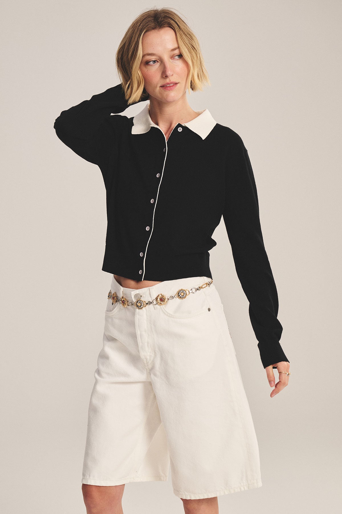 Velvet Riven Cardigan