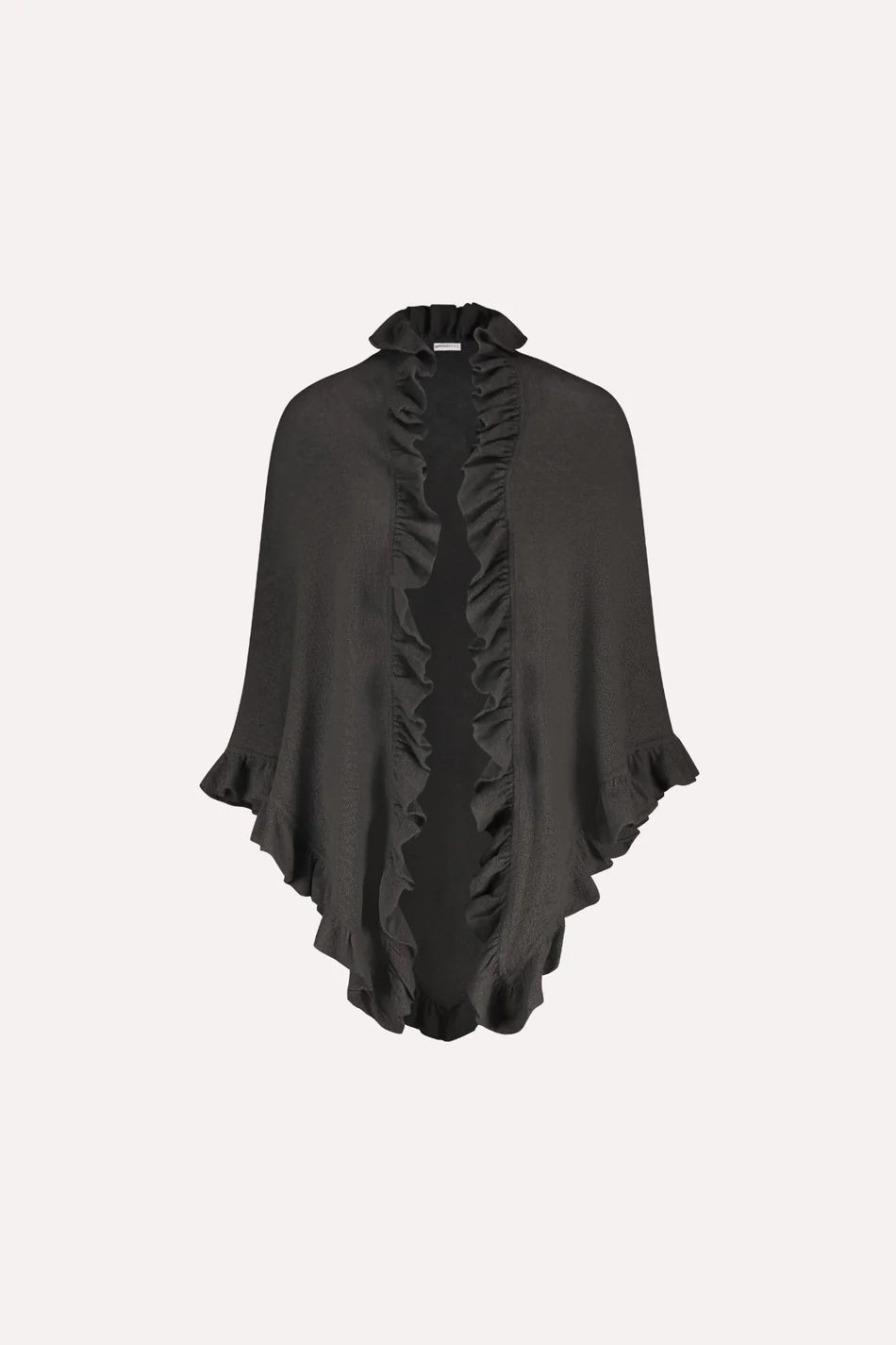 Minnie Rose Cashmere Ruffle Shawl YR0709