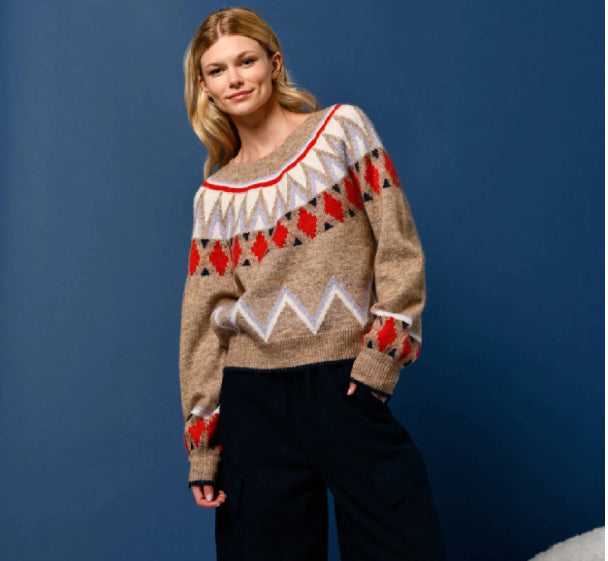 Sundry Fairisle Sweater