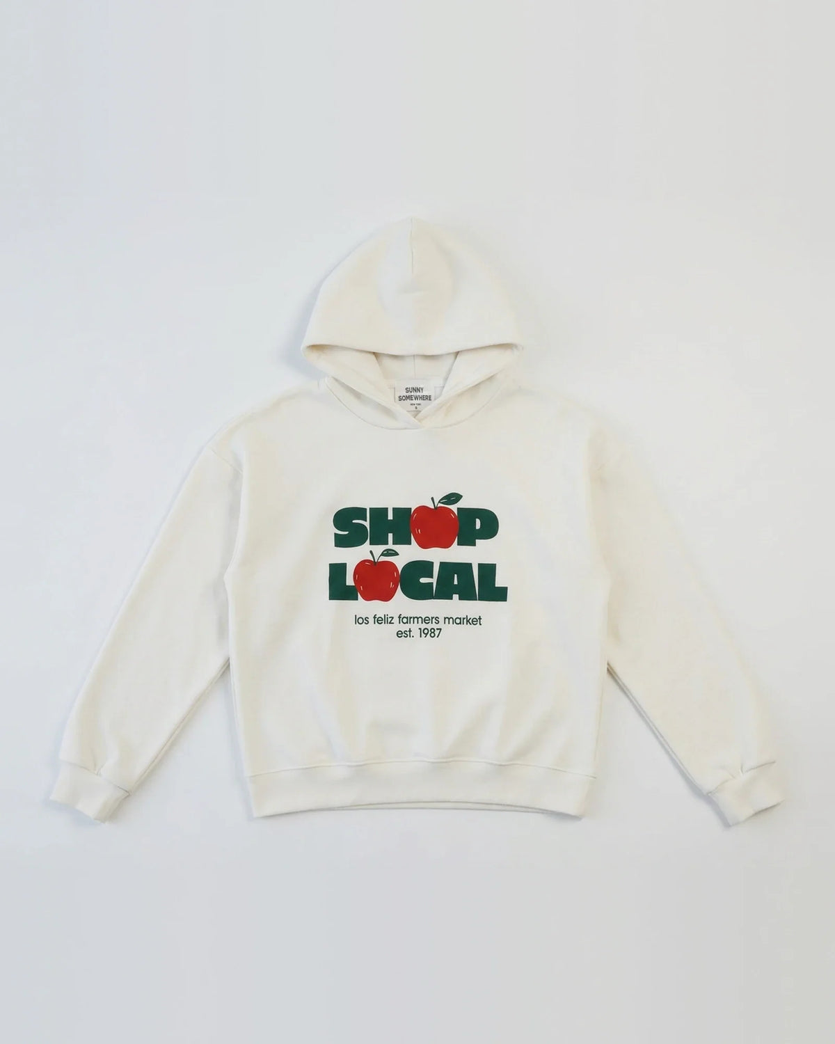 Sunny Somwhere Shop Local Classic Hoodie