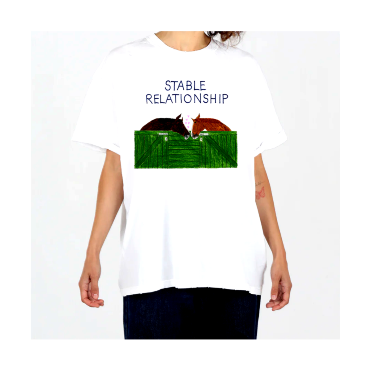 Unfortunate Portrait Boyfriend Tee Stable Relationship
