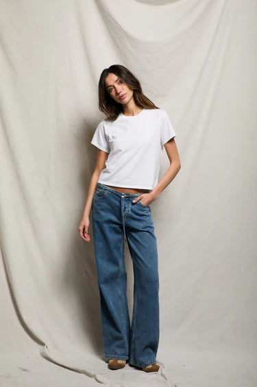 Perfect White Tee Springsteen Baby Tee