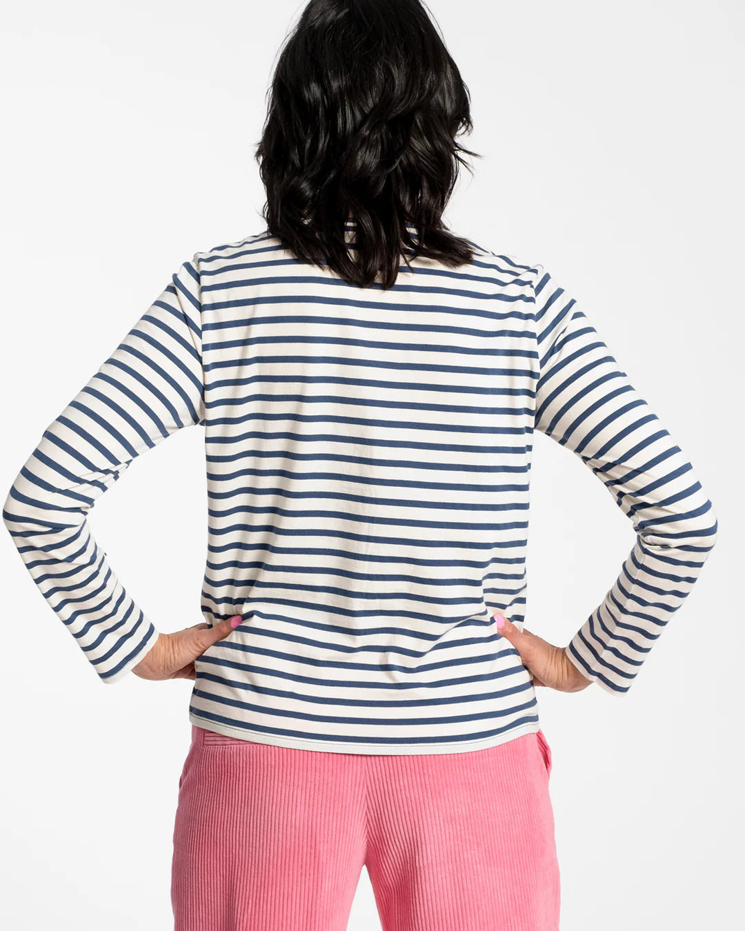 Frances Valentine Long Sleeve Striped Tee