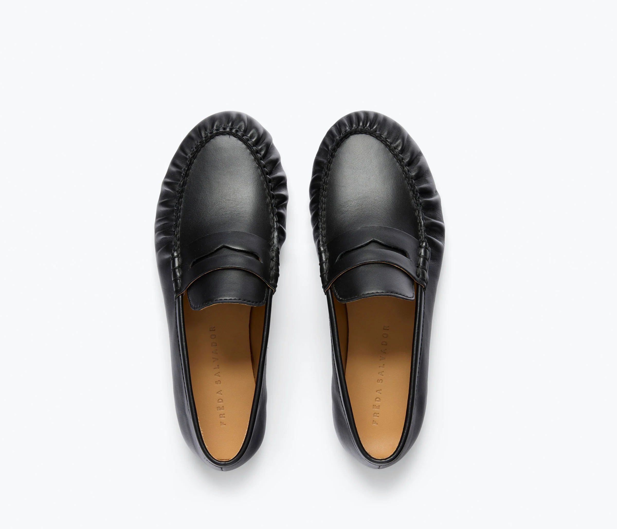 Frēda Salvador Sydeny Ruched Penny Loafer