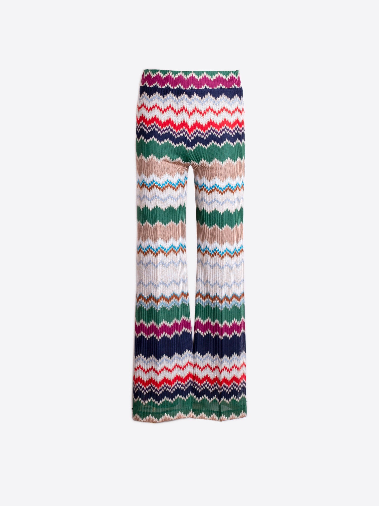 Vilagallo Venus Herringbone Lurex Jaquard Trouser 32973