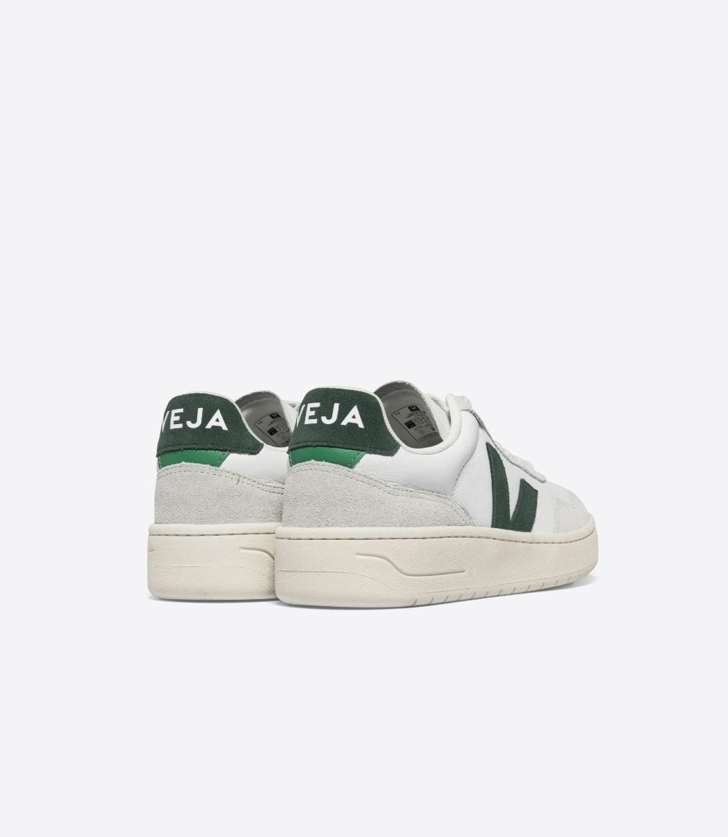 Veja V-90 Leather White-Cypress