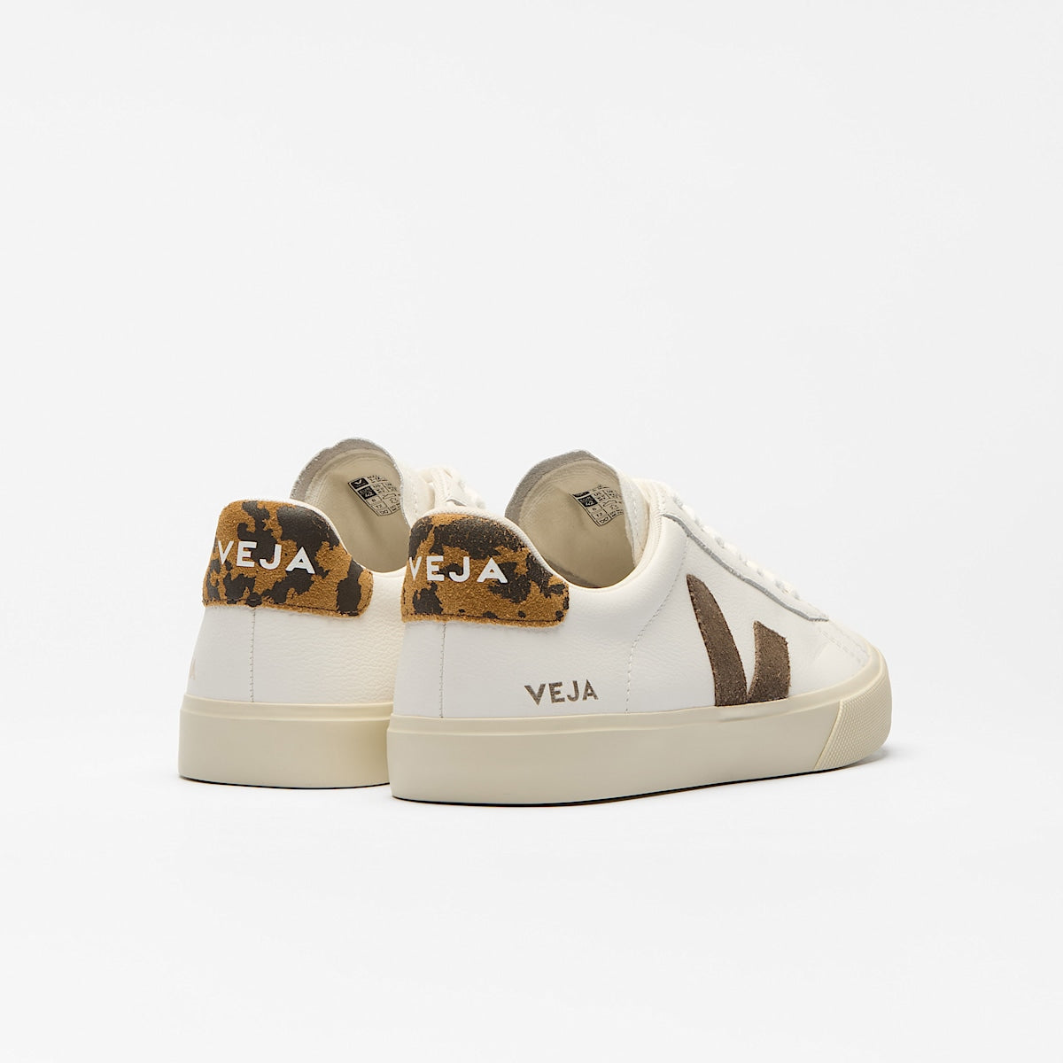 Veja Campo Leather White Camel Wild Country back view