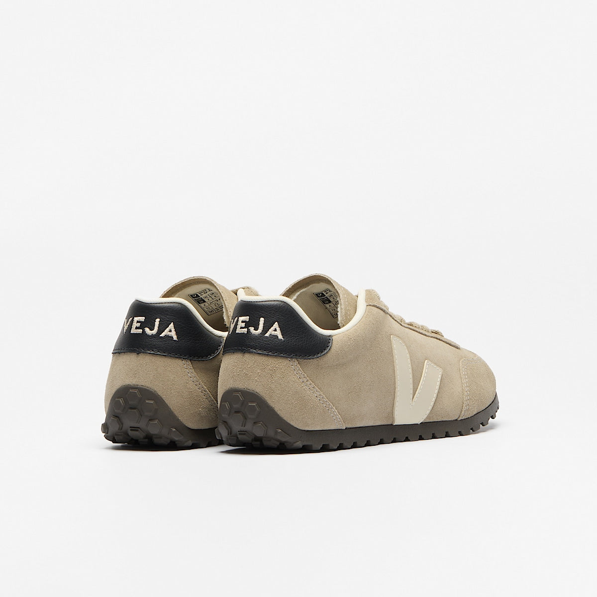Veja GT Suede Taupe Pierre back view