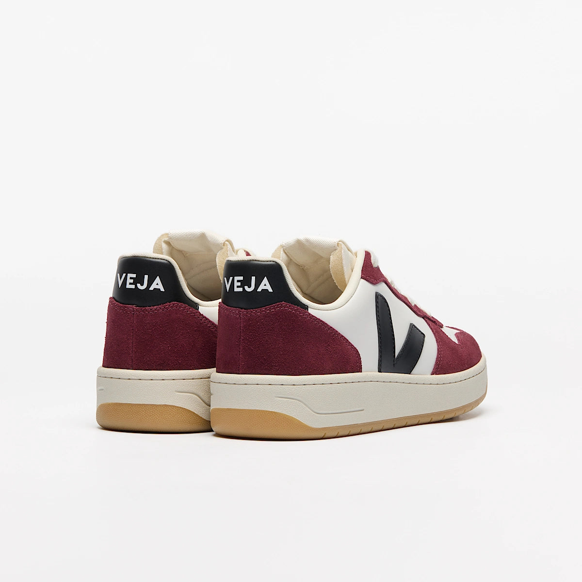 Veja V-10 Prime Leather White Black Amarante VI0220864A