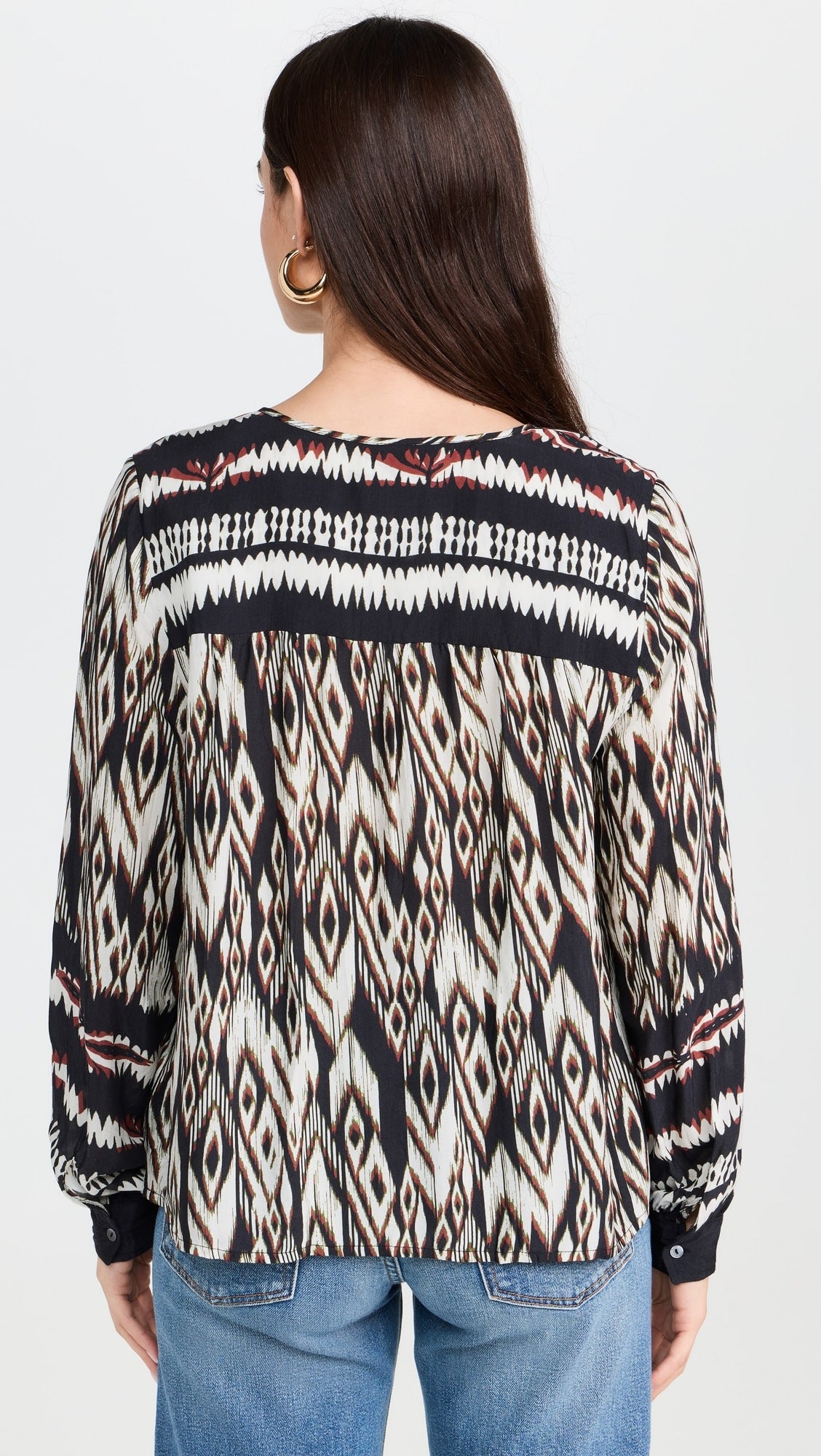 Velvet Abrielle L/S Boho Top