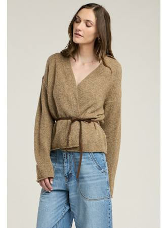 Velvet by Graham & Spencer Alina Cardigan in Buttercup