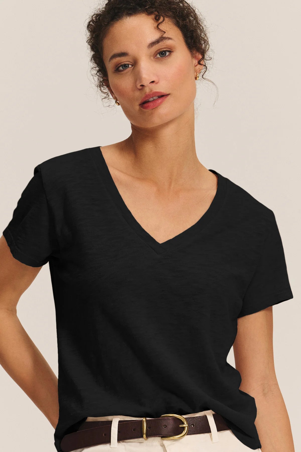 Velvet Elisha V Neck Tee