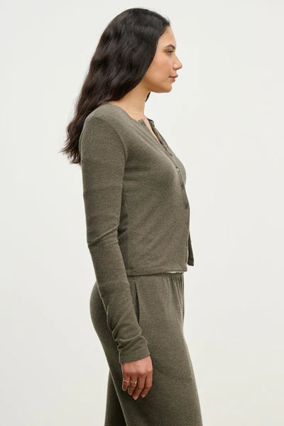 Velvet Raya Button Front Top