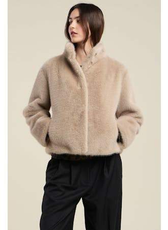 Velvet by Graham & Spencer Sheena Jacket in Beige