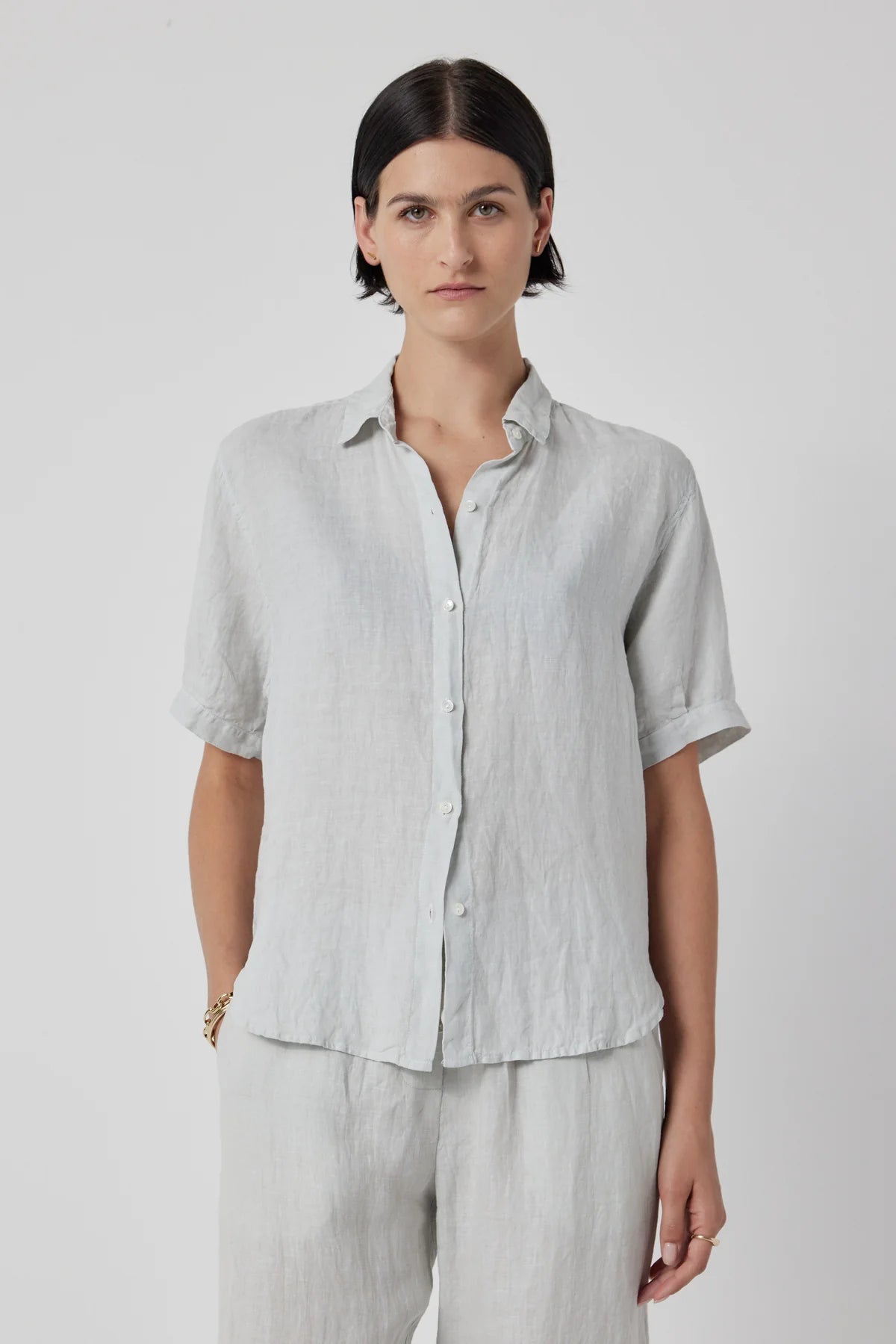 Velvet Claremont Linen Button Up Shirt