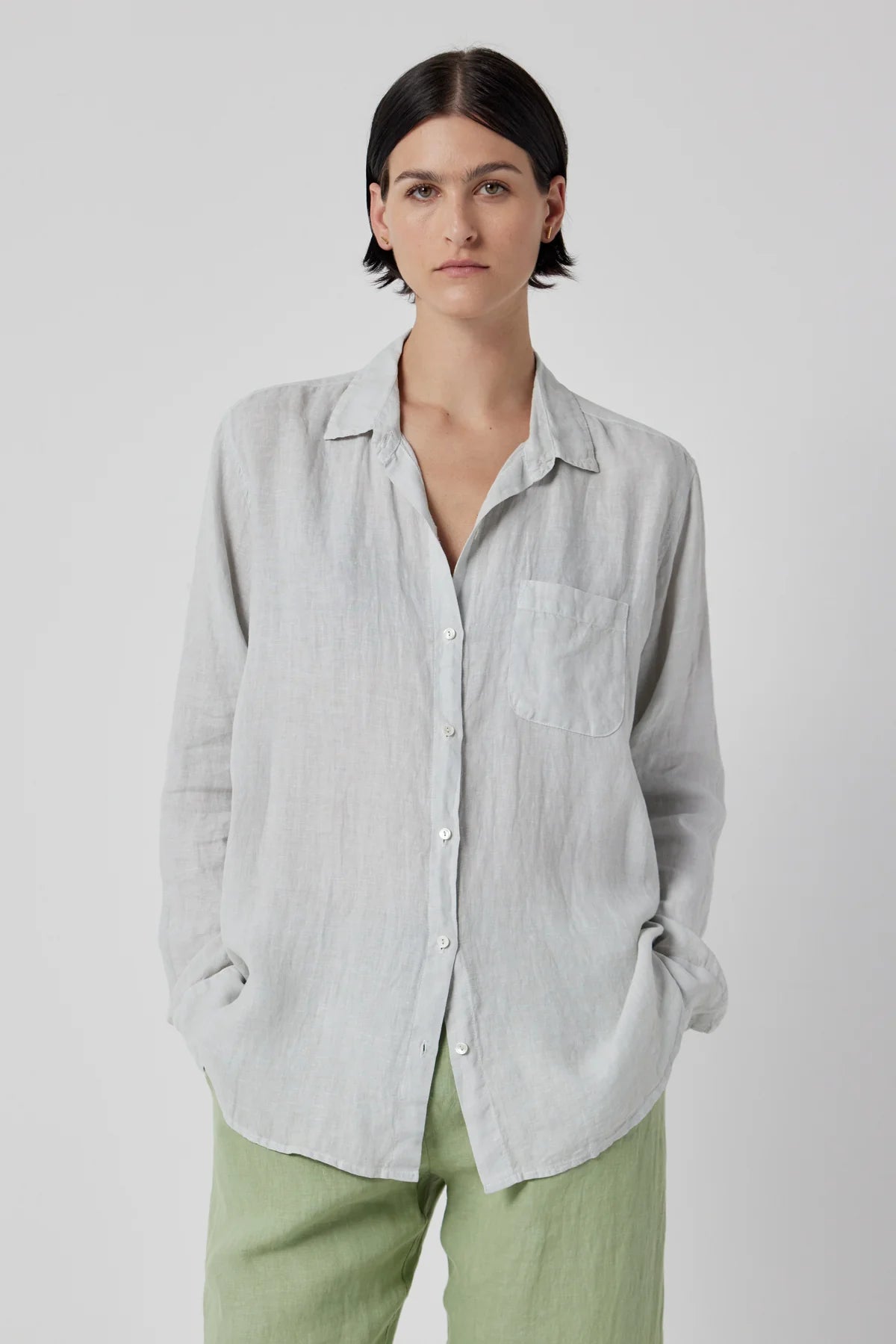 Velvet Mulhollan Linen Button Up Shirt