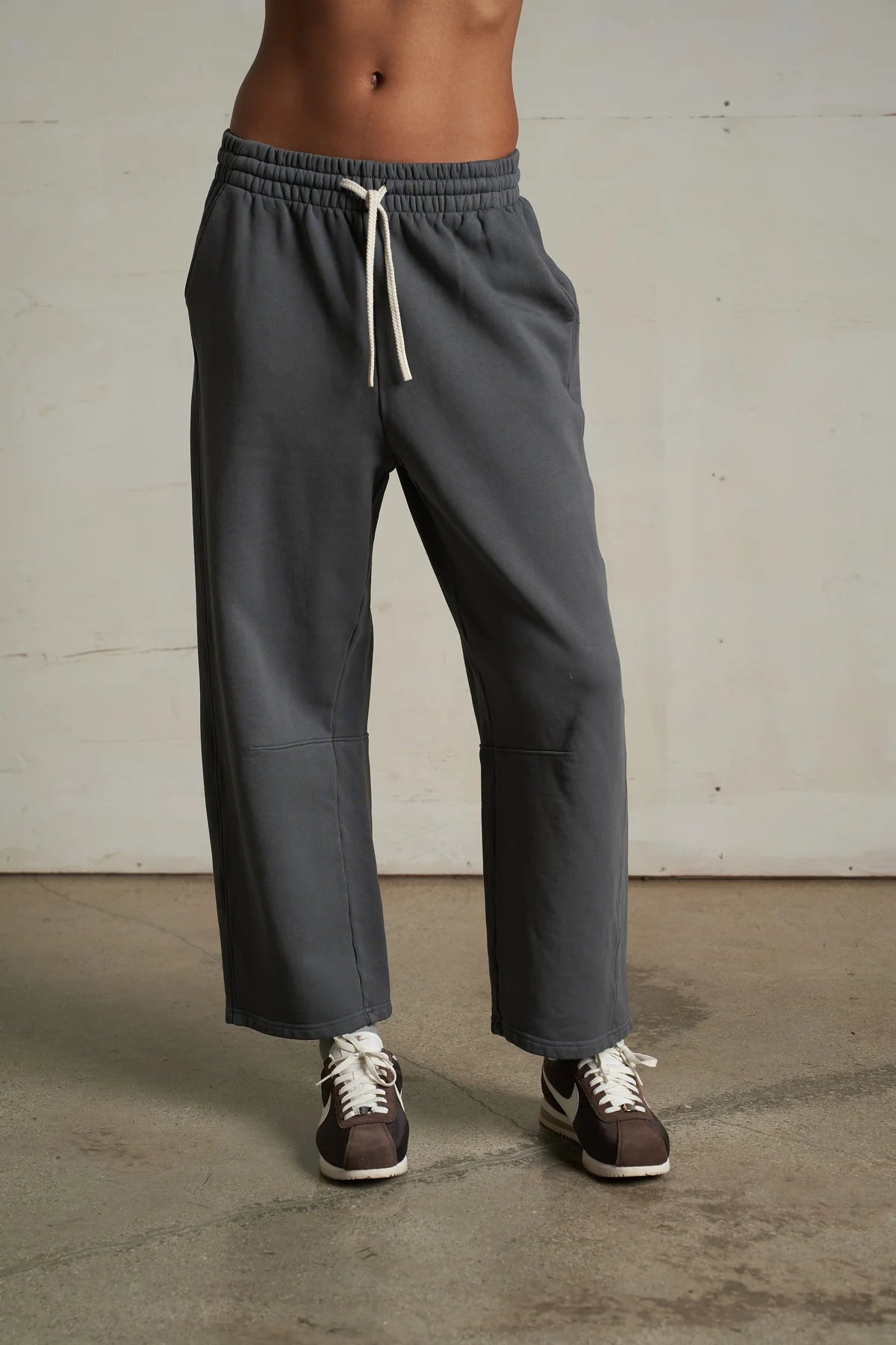 Perfect White Tee Fallon Fleece Barrel Sweatpant